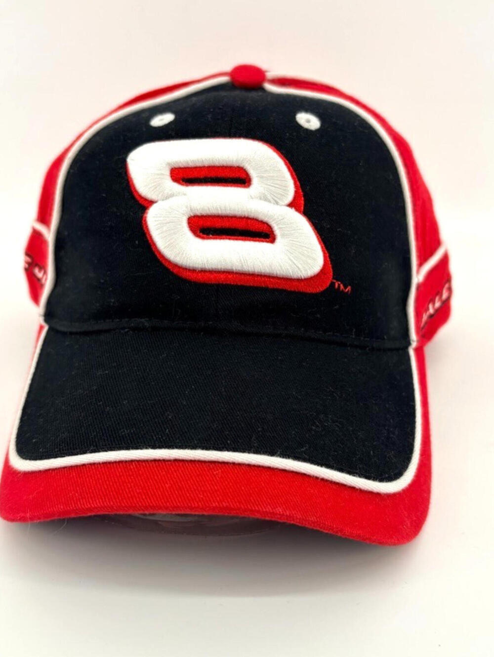 NOS Winners Circle Budweiser Crown Dale Jr 8 Adjustable Red/White/Black Cap